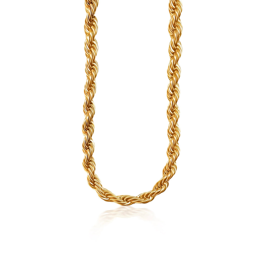 Chunky Rope Necklace - Gold Filled