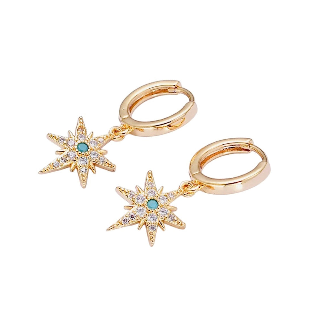 North Star Earrings - Gold Filled