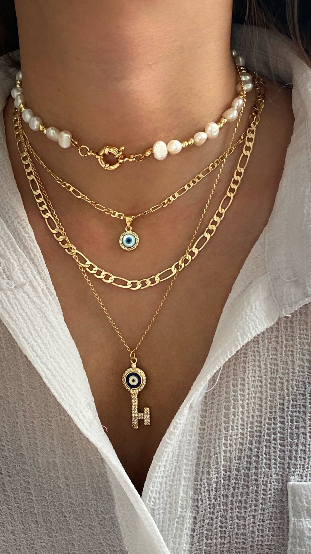 Pure Pearl Necklace - Gold Filled